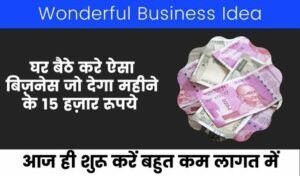 Wonderful Business Idea