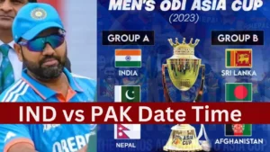 IND vs PAK Date Time