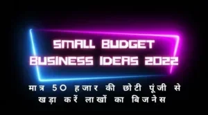 Small Budget Business Ideas 2022